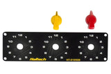 Triple Switch Panel Kit - includes Yellow & Red knobs