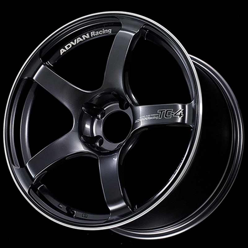 Advan TC4 18x9.0 / +25 Offset / 5x112 / 66.5mm Bore / Racing Gunmetallic and Ring