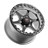 Weld S79 HD Beadlock S79 17x10in / 6x135 BP / 7.2in BS Black Center - Polished Shell Wheel