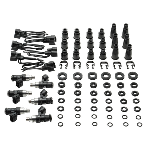 DeatschWerks Universal 6 Cylinder Import Injector Kit - Set of Six 2400cc Injectors