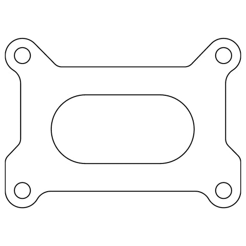 Cometic Holley 2 Barrel 500 CFM .039in Fiber Carburetor Gasket - 3.640in x 1.750in - Open Plenum