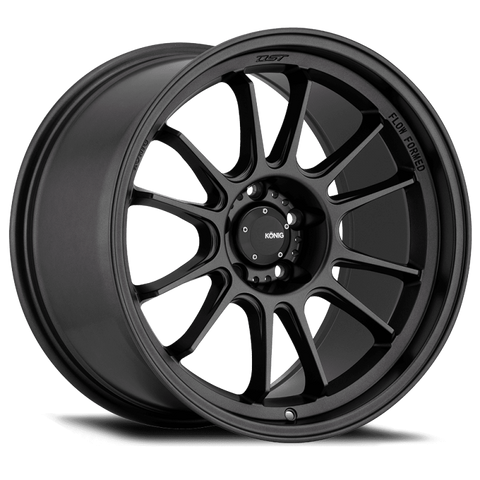 Konig Hypergram 17x8 4X100 ET45 Matte Black Wheel