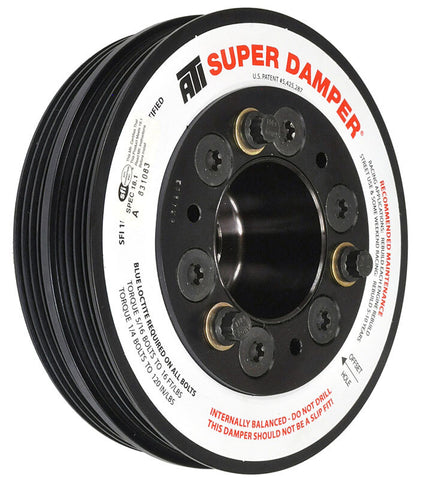 ATI Damper 94-05 Miata 1.8L 5.67in 4 Grv - 1Pc Belt Guide w/o Trigger Wheel (916885BG1 Included)