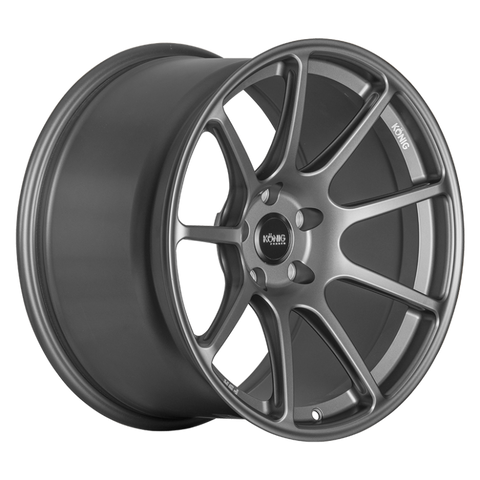 Konig Forged F5R 18x12 5x114.3 ET20 Ash Silver Wheel (Knurled Bead)