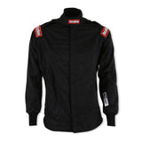 RaceQuip Black Chevron-5 Jacket SFI-5 - Large