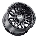 Weld Off-Road Swift 17x9in - 8x165.1 BP - ET-12 - 125.1mm CB - Gloss Black Wheel & Ring
