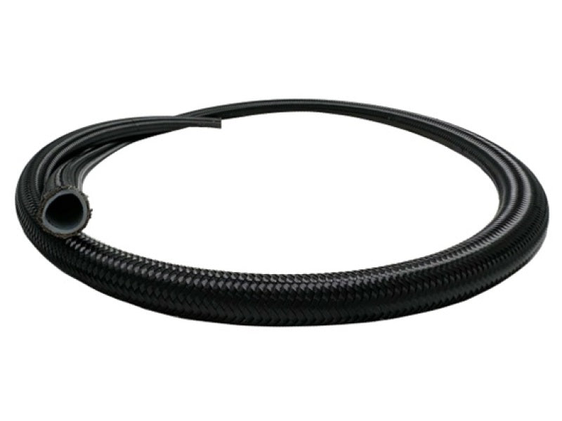 Fuelab Black Nylon Stainless Steel Braided PTFE Hose - 6AN - 20ft