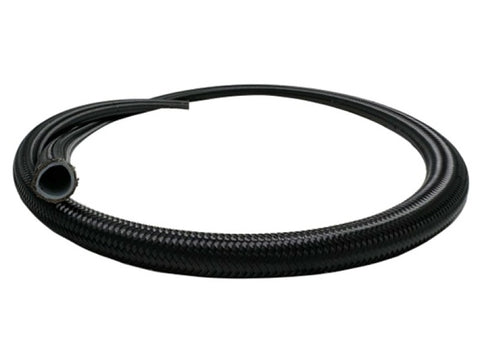 Fuelab Black Nylon Stainless Steel Braided PTFE Hose - 6AN - 6ft