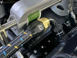 GReddy AN04 60 DEGREE HOSE END SWIVEL BLACK/GOLD ANODIZED