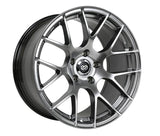 Enkei Raijin 19x8 42mm Inset 5x120 Bolt Pattern 72.6 Hub Bore Hyper Silver Wheel