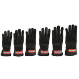RaceQuip Black 2-Layer SFI-5 Glove Kid - XXXS K5