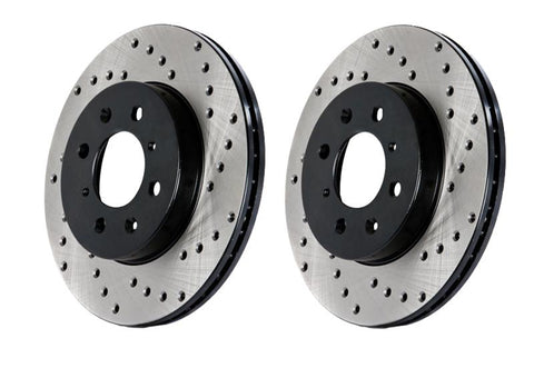 Centric 08-09 Lexus IS-F Drilled Rear Rotor
