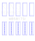 King Engine Bearings 04-12 Mitsubishi Colt Replacement Main Bearing Set