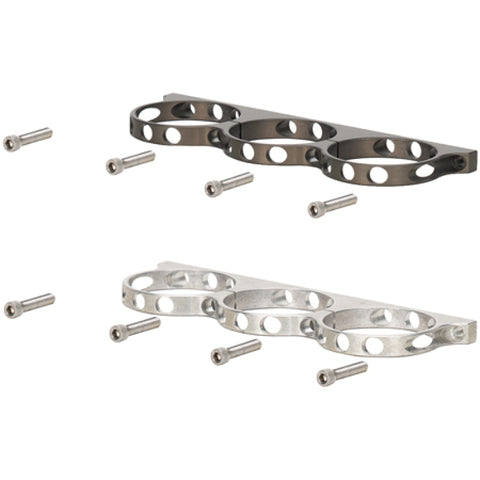 Wilwood Triple Aluminum Reservoir Lightweight Bracket w/ Mounting Screws - Billet