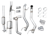 AWE Tuning 2021+ Ford F150 Tremor w/ Bumper Cutouts 0FG Resonated Cat-Back w/ Chrome Silver Tips