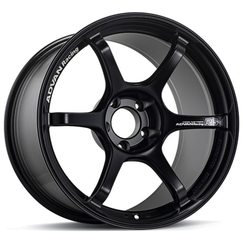 Advan RG-4 17x9 +35 5x114.3 Semi Gloss Black Wheel