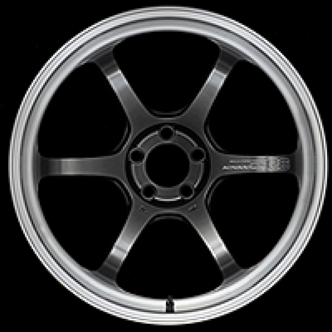 Advan R6 20x9 +48mm 5-112 Machining & Racing Hyper Black Wheel