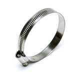 HPS Stainless Steel Embossed Hose Clamps Size 56, 2pcs Pack, 3-1/8" - 4" (80mm-100mm)