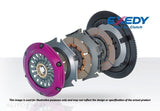 EXEDY PUSH STYLE TRIPLE METALLIC CLUTCH KIT: MITSUBISHI EVOLUTION IV, V, VI, VII, VIII, IX #28964