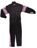 RaceQuip Pink Trim SFI-1 JR. Suit - Kids XXL