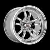 Weld S70 RT-S 17x9.5in / 5x120.65 BP / 7.3in. BS - Polished Center - Polished Shell Wheel