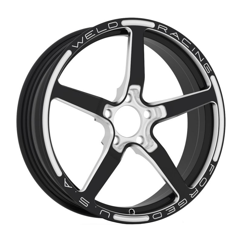 Weld Alumastar Frontrunner 18x6 / 5x115 / 3.2 BS / 3.1 HB - Gloss Black Milled - Non-BL Wheel