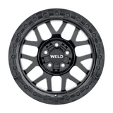 Weld Cinch 20x10 / 5x127 / 4.75 BS / 87.1 HB - Gloss Black Milled - Non-BL Wheel