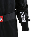 RaceQuip Black Chevron-1 Suit - SFI-1 XL