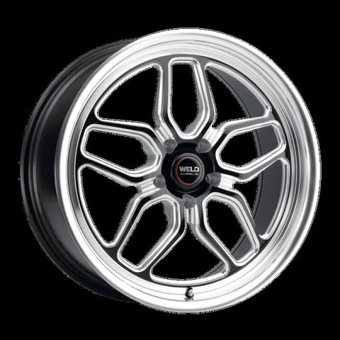 Weld Racing 17x10 Laguna Drag 5x120 ET34 BS7.15 Gloss BLK 78.1 Wheel