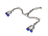 aFe 22-24 Kia Forte GT 1.6L 3in-2.5in 304 Stainless Steel Axle-Back Exhaust w/ Blue Flame Tips