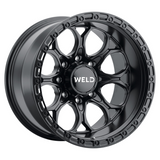 Weld Ledge 8 20x10 / 8x165.1 / 4.75 BS / 125.1 HB - Satin Black - Non-BL Wheel