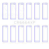 King Engine Bearings Buick V6 (Size 0.001 Oversized) XP - Series Performance Rod Bearing Set