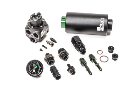 Radium Engineering 01-06 BMW E46 M3 Fuel Pressure Regulator & Fuel Filter Kit w/ Microglass Filter
