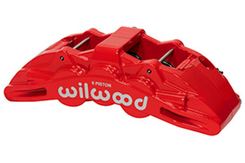 Wilwood Caliper Red SX6R 5.40in Piston 1.25in Disc