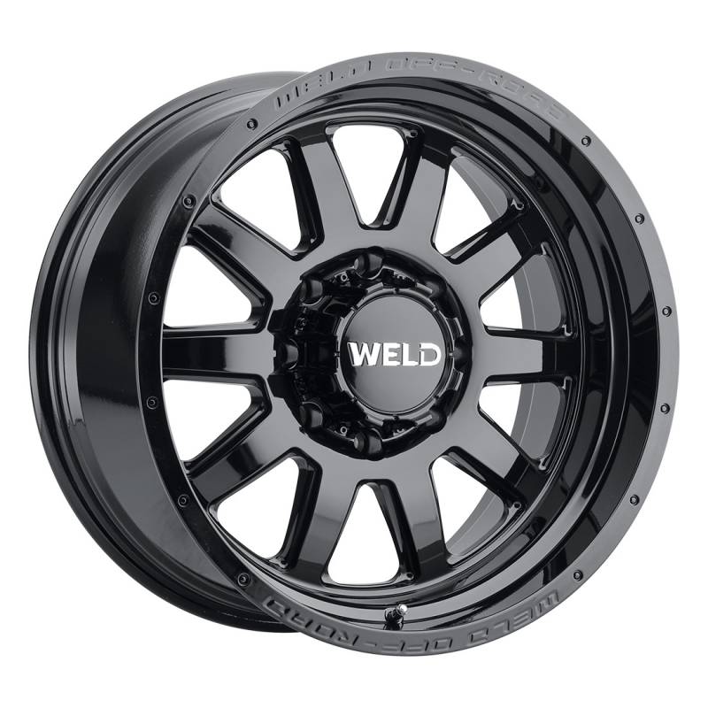 Weld Stealth 20x9 / 8x180 / 5.01 BS / 124.3 HB - Gloss Black - Non-BL Wheel