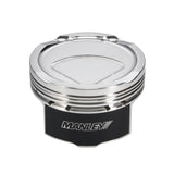 Manley 2013+ Subaru BRZ 86.50mm +.5mm Bore -11.4cc Dish 10.0:1 CR Platinum Series Piston Set