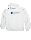 Sparco Sweatshirt Hooded WWW White LRG