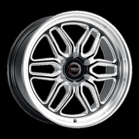 Weld Laguna 6 Drag 17x10in / 6x139.7 BP / ET25 / BS 6.48 / CB 106.1 Gloss Black Wheel