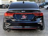 aFe Takeda 20-21 Kia Forte GT 1.6L (t) 3in to 2.5in SS Axle-Back Exhaust System w/ Carbon Fiber Tips