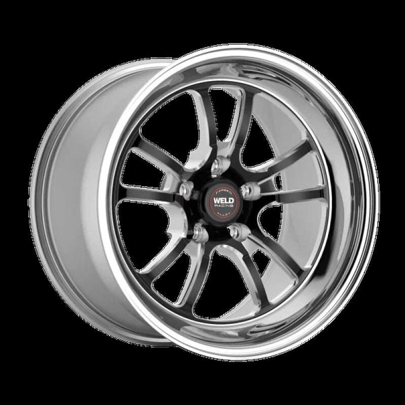 Weld S70 RT-S 20x5in / 5x120.65 BP / 1.9in. BS - Black Center - Polished Shell Wheel