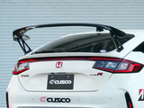Cusco 23+ Honda Civic Type-R (FL5) Bolt-on/OE Replacement High Position Rear Wing Stay/Bracket Set