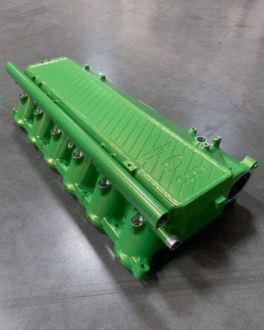 CSF BMW Gen 1 B58 Charge-Air-Cooler Manifold - Lime Juice Green