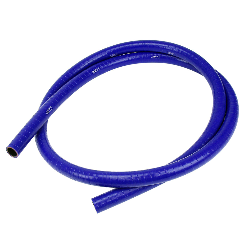 HPS 7/8 inch 22mm FKM Lined Oil Resistant High Temperature Reinforced Silicone Hose 9 Feet Blue