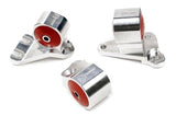 Innovative 96-00 Civic B/D Series Silver Aluminum Mounts 85A Bushings (2 Bolt)