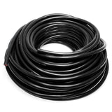 HPS 1/8 inch ID Black high temp reinforced silicone heater hose tubing 100 feet roll Max Temperature Rating: 350F Bend Radius: 1/2 inch