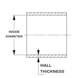 HPS 4" ID High Temp 4-ply Reinforced Silicone 90 Degree Elbow Coupler Hose Blue (102mm ID)