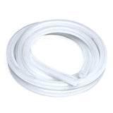 HPS 7/8 inch ID Clear high temp reinforced silicone heater hose tubing Max Temperature Rating: 350F Bend Radius: 4 inch