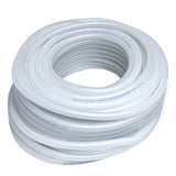 HPS 1/2 inch ID Clear high temp reinforced silicone heater hose tubing 50 feet roll Max Temperature Rating: 350F Bend Radius: 2-1/2 inch