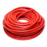 HPS 3/4 inch ID Red high temp reinforced silicone heater hose tubing 25 feet roll Max Temperature Rating: 350F Bend Radius: 3 inch