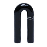 HPS 1.5 inch ID High Temp 4-ply Reinforced Silicone 180 Degree U Bend Elbow Coupler Hose Black 38mm ID